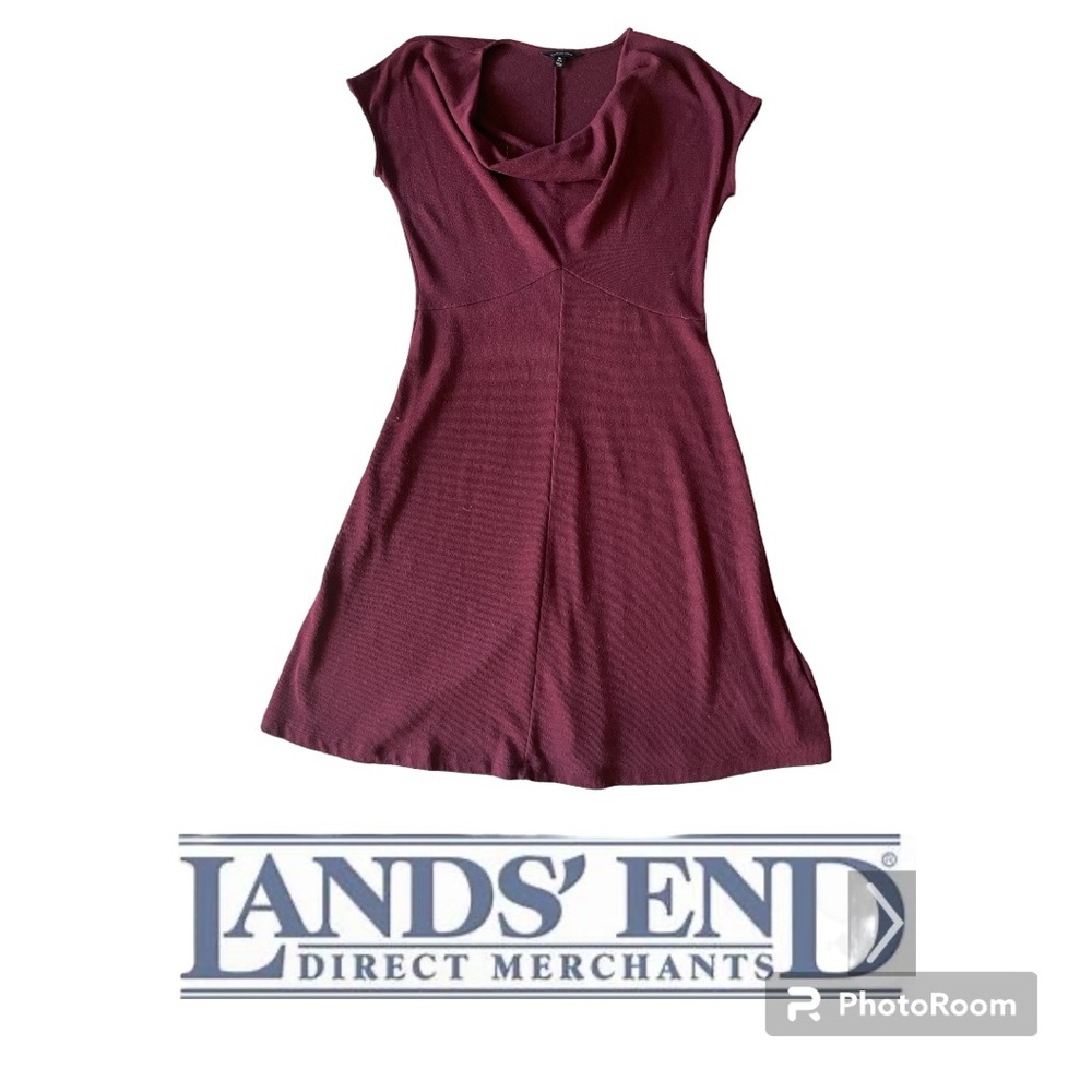 Lands End knit sweater dress